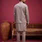 Men's Silk Blend Embroidered Nehru Jacket with Kurta & Pyjama Set ( 65KPWCS 5561Bronze ) [FF] [H-12]