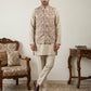 Men Embroidered Ethnic Nehru Jacket with Kurta & Pyjama Set ( 65KPWC 5586BG 4165Beige )