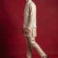 Men Woven Nehru Jacket With Kurta Set ( 65KPWC 5586BG 4180White )
