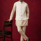 Men Woven Nehru Jacket With Kurta Set ( 65KPWC 5586BG 4180White )