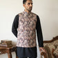 Men Embroidered Ethnic Nehru Jacket with Kurta & Pyjama Set ( 65KPWC 5586B 4164Black )