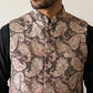 Men Embroidered Ethnic Nehru Jacket with Kurta & Pyjama Set ( 65KPWC 5586B 4164Black )