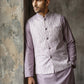 Men Woven Nehru Jacket With Kurta Set ( 65KPWC 5586L 4180Lavender )