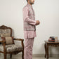 Men Embroidered Ethnic Nehru Jacket with Kurta & Pyjama Set ( 65KPWC 5586Pe 4164Peach )