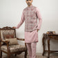 Men Embroidered Ethnic Nehru Jacket with Kurta & Pyjama Set ( 65KPWC 5586Pe 4164Peach )