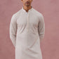 Viscose Rayon Traditional Embroidered Kurta Pyjama (65KP P 5330 Grey ) [FF] [1-1-9]