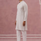Viscose Rayon Traditional Embroidered Kurta Pyjama (65KP P 5330 Grey ) [FF] [1-1-9]
