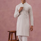 Viscose Rayon Traditional Embroidered Kurta Pyjama (65KP P 5330 Grey ) [FF] [1-1-9]