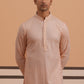 Viscose Rayon Traditional Embroidered Kurta Pyjama ( 65KP P 5330 P 5330Peach ) [FF] [1-1-9]