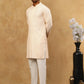 Viscose Rayon Traditional Embroidered Kurta Pyjama ( 65KP 5330Peach )