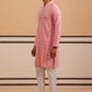 Sequin-Embellished Rayon Embroidered Kurta Pyjama ( 65KP P 5331 P 5331Peach ) [FF] [O-6]