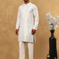 Men’s Rayon Sequin Embroidered Kurta Pyjama ( 65KP 5332Grey )