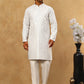 Men’s Rayon Sequin Embroidered Kurta Pyjama ( 65KP 5332Grey )