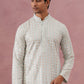 Men’s Rayon Sequin Embroidered Kurta Pyjama ( 65KP P 5332 P 5332Pista ) [FF] [E-8-7]