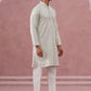 Men’s Rayon Sequin Embroidered Kurta Pyjama ( 65KP P 5332 P 5332Pista ) [FF] [E-8-7]