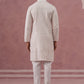 Men’s Rayon Sequin Embroidered Kurta Pyjama (65KP P 5332 White ) [FF] [E-8-7]
