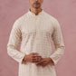 Men’s Rayon Sequin Embroidered Kurta Pyjama (65KP P 5332 Yellow ) [FF] [E-8-7]