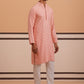 Rayon Embroidered Kurta Pyjama for Men ( 65KP P 5333 P 5333Peach ) [FF] [Q-18]