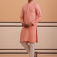 Rayon Embroidered Kurta Pyjama for Men ( 65KP P 5333 P 5333Peach ) [FF] [Q-18]