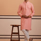 Rayon Embroidered Kurta Pyjama for Men ( 65KP P 5333 P 5333Peach ) [FF] [Q-18]