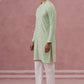 Rayon Embroidered Kurta Pyjama for Men ( 65KP P 5333 P 5333Pista ) [FF] [Q-18]