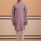 Rayon Embroidered Kurta Pyjama for Men (65KP P 5333 Purple ) [FF] [Q-18]
