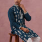 Silk Blend Ethnic Embroidered Kurta Pyjama for Men ( 65KP P 5335 P 5335Peacock ) [FF] [B-1-2]