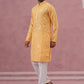 Men’s Ethnic Embroidered Kurta Pyjama (65KP P 5339 Yellow ) [FF] [P-12]