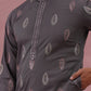 Festive Silk Blend Embroidered Kurta Set (65KP P 5346 Grey ) [FF] [B-1-2]