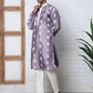 Men’s Embroidered Silk Blend Kurta Pyjama (65KP P 5347 Purple ) [FF] [B-1-2]