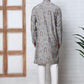 Traditional Foil Printed Kurta Pyjama for Men (65KP P 5348 Grey ) [FF] [D-1]