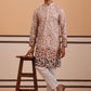 Men’s Printed Kurta Pyjama with Embroidered Detailing ( 65KP P 5349 P 5349Peach ) [FF] [Q-12-13]
