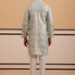 Premium Silk Blend Embroidered Kurta Pyjama (65KP P 5351 Blue ) [FF] [B-1-2]