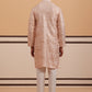 Premium Silk Blend Embroidered Kurta Pyjama ( 65KP P 5351 P 5351Peach ) [FF] [B-1-2]