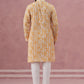 Yellow Ethnic Printed Kurta for Men (65KP P 5352 Yellow ) [FF] [F-2-3]