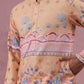 Men’s Cotton Blend Festive Printed Kurta Set (65KP P 5353 Yellow ) [FF] [A-1-4]