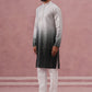 Ombre Silk Blend Kurta Pyjama Set with Sequin Work (65KP P 5357 Grey ) [FF] [Q-12-13]