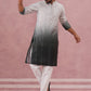 Ombre Silk Blend Kurta Pyjama Set with Sequin Work (65KP P 5357 Grey ) [FF] [Q-12-13]