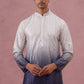 Ombre Silk Blend Kurta Pyjama Set with Sequin Work (65KP P 5357 Purple ) [FF] [Q-12-13]
