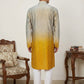 Ombre Silk Blend Kurta Pyjama Set with Sequin Work ( 65KP P 5357Yellow S ) [FF] [Q-12-13]