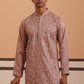 Heavy Floral Thread Work Kurta Set ( 65KP P 5359 P 5359Peach ) [FF] [B-1-2]