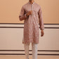 Heavy Floral Thread Work Kurta Set ( 65KP P 5359 P 5359Peach ) [FF] [B-1-2]