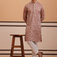 Heavy Floral Thread Work Kurta Set ( 65KP P 5359 P 5359Peach ) [FF] [B-1-2]