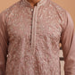 Heavy Floral Thread Work Kurta Set ( 65KP P 5359 P 5359Peach ) [FF] [B-1-2]