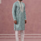 Men's Festive Cotton Blend Kurta Pyjama (65KP P 5360 Blue ) [FF] [A-1-4]