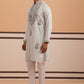 Traditional Embroidered Silk Blend Kurta Set (65KP P 5361 Blue ) [FF] [P-5]