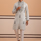 Traditional Embroidered Silk Blend Kurta Set (65KP P 5361 Blue ) [FF] [P-5]