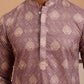Embroidered Cotton-Blend Kurta Pyjama with Paisley Design ( 65KP P 5365 P 5365Magenta ) [FF] [Q-12-15]