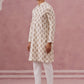 Silk-Blend Foil Printed Festive Kurta Pyjama ( 65KP P 5366 P 5366Cream ) [FF] [A-1-4]