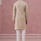 Silk Blend Embroidered Kurta Pyjama Set for Men ( 65KP P 5373 P 5373Cream ) [FF] [P-5]